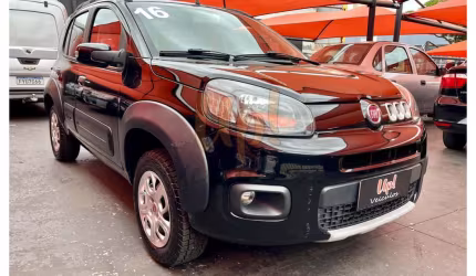 Fiat uno way 1.4 - preta - 2016/2016