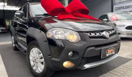 Fiat palio wk adven dual - preta - 2012/2013