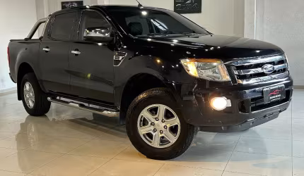 Ranger xlt 2.5 flex/gnv 2015, baixo km, super conservada, placa a