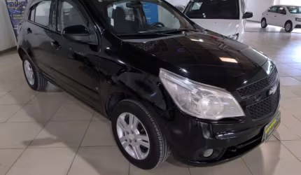 Chevrolet agile  lt 1.4 mpfi 8v flexpower 5p - preta - 2011/2012