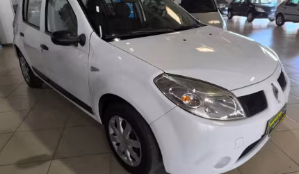 Renault sandero expression hi-flex 1.6 8v 5p  - branca - 2008/2009