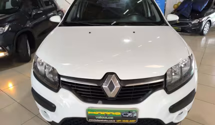 Renault sandero stepway flex 1.6 16v 5p  - branca - 2019/2020