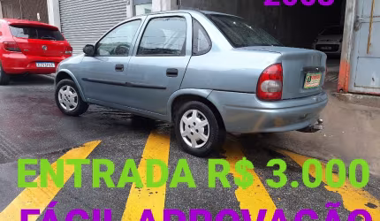 Classic 03 entr. r$ 2.000 fácil aprovação * plano p/ negativado