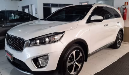 Sorento ex 3.3 v6 automático 7 lugares teto solar elétrico e teto panorâmico de vidro top 