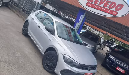 Volkswagen polo 1.0 12v flex mec. 5p  - prata - 2023/2024