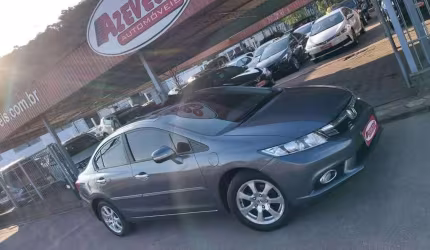 Honda civic sedan exs 1.8/1.8 flex 16v aut. 4p  - cinza - 2012/2012
