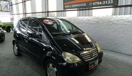 Mercedes-benz classe a a 190 elegance 1.9 semi-aut. - preta - 2001/2001