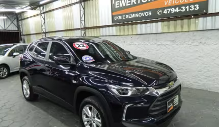 Chevrolet tracker lt 1.0 turbo 12v flex aut.  - azul - 2021/2022