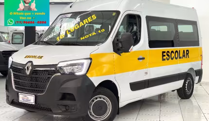 Renault master escolar 16 lugares pronta pra trabalhar!!!