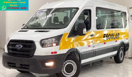 Ford - nova transit escolar 24 lugares ( onibus ) pronta pra trabalhar!!! zero km!!!