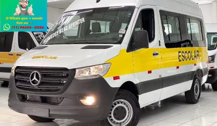 Mercedes-benz sprinter 417 longa escolar 24 lugares pronta pra trabalhar!!! chama no whats!!