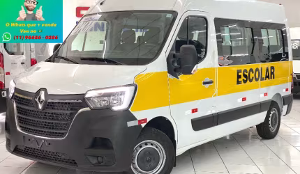 Renault - master l2h2 longa escolar 20lugares pronta pra trabalhar zero km!!!