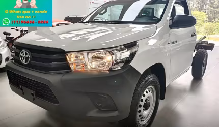 Toyota - hilux cabine chassi 2.8 turbo intercooler 4x4 zero km a pronta entrega!!!