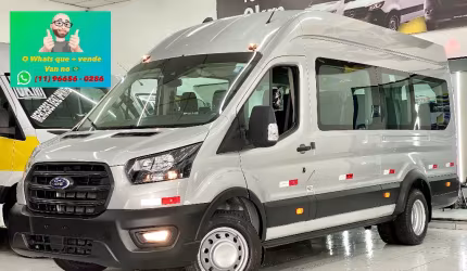 Nova transit 460e l4h3 18 lugares executiva ano 2025 zero km!!!
