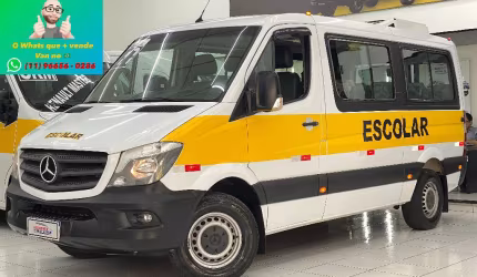 Mercedes benz - sprinter 415 teto baixo 20 lugares (19+1) completa novísssima!!!