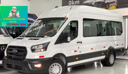 Ford - nova transit l4h3 passageiro 18lugares (17+1) automática ano 2026 pronta entrega!!!