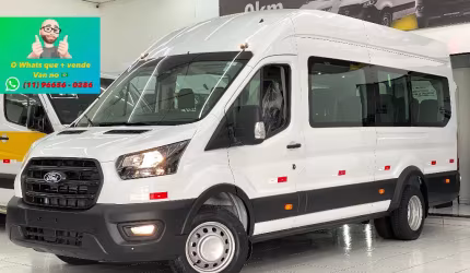 Ford - nova transit minibus 460e executiva 18lugares novo painel, nova multimidia zero km ano 2026