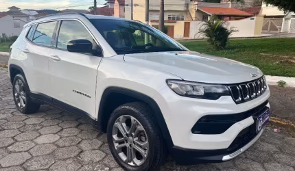 Jeep/compass  logitude 1.3 turbo automático branco 