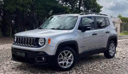 Jeep renegade sport 1.8 4x2 flex 16v aut.  - prata - 2017/2018