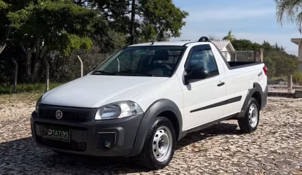 Fiat strada working 1.4 mpi fire flex 8v cs  - branca - 2017/2017