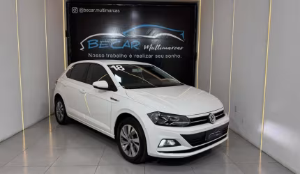 Volkswagen polo highline 200 tsi 1.0 flex 12v aut.  - branca - 2017/2018