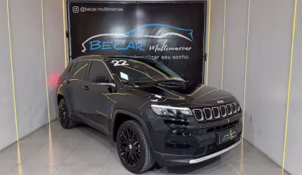 Jeep compass limited t270 1.3 tb 4x2 flex aut  - preta - 2021/2022