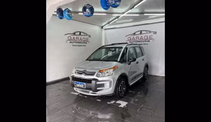 Citroën aircross glx 1.6 flex 16v 5p mec.  - prata - 2013/2014