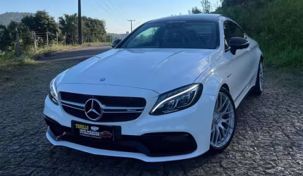 Mercedes-benz c 63 s coupe amg 4.0 v8  bi-turbo aut. - branca - 2016/2017