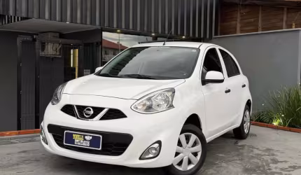 Nissan march s 1.0 12v flex 5p - branca - 2018/2018
