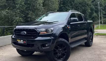 Ford ranger black 2.2 4x2 cd diesel aut.  - preta - 2022/2023
