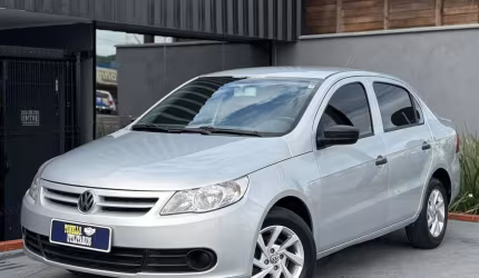 Volkswagen voyage 1.6 city  mi total flex 8v 4p  - prata - 2010/2011