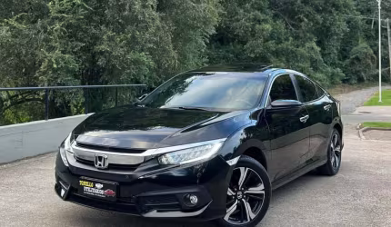 Honda civic sedan touring 1.5 turbo 16v aut.4p  - preta - 2017/2017