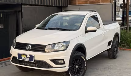 Volkswagen saveiro trendline 1.6 t.flex 8v  - branca - 2018/2019