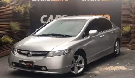 Honda civic sedan lxs 1.8 aut. 2008 flex   este não vai durar