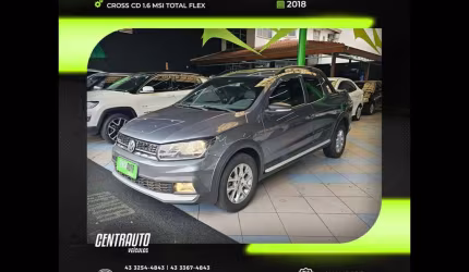 Volkswagen saveiro cross cd 1.6 msi total flex 2018