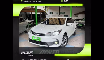 Toyota corolla 2.0 xei 16v flex 4p automatico 2019