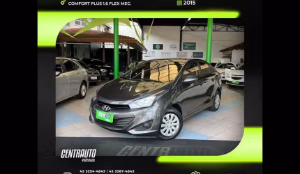 Hyundai hb20s comfort plus 1.6 16v flex mec. 2015