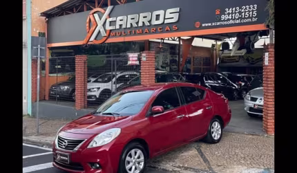 Nissan versa 1.6 16v flex sl 4p manual