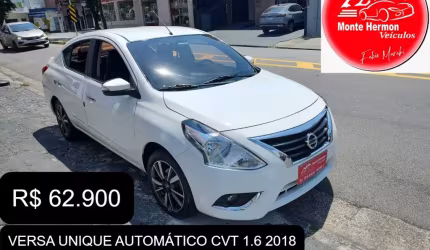 Versa unique automático cvt 1.6 2018