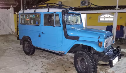 Toyota bandeirante - ano 1978 - oj50 motor diesel mercedes-benz 608
