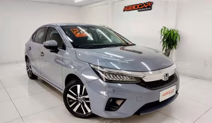 Honda city hatch 1.5 flex touring 2022 cinza grafeno