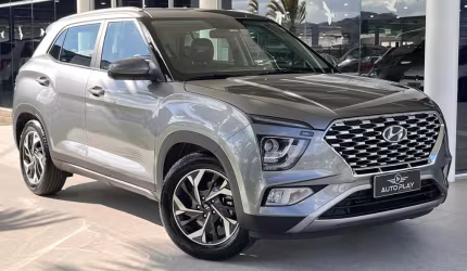 Hyundai creta platinum 1.0 tb 12v flex aut.  - cinza - 2022/2022