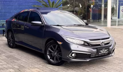 Honda civic sedan touring 1.5 turbo 16v aut.4p  - cinza - 2019/2020