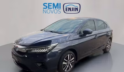 Honda city hatchback touring 1.5 flex 16v aut  - azul - 2022/2023