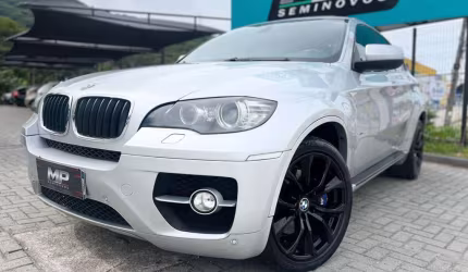 Bmw x6 xdrive 35i 3.0 306cv bi-turbo  - prata - 2009/2010
