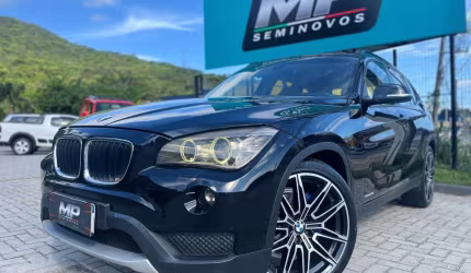 Bmw x1 sdrive 18i 2.0 16v 4x2 aut.  - preta - 2013/2014