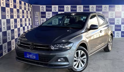 Volkswagen polo comfort. 200 tsi 1.0 flex 12v aut. - cinza - 2018/2019
