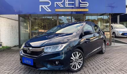 Honda city sedan exl 1.5 flex  16v 4p aut.  - azul - 2018/2018