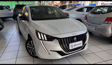 Peugeot 208 griffe 1.6 flex 16v 5p aut.  - branca - 2021/2021