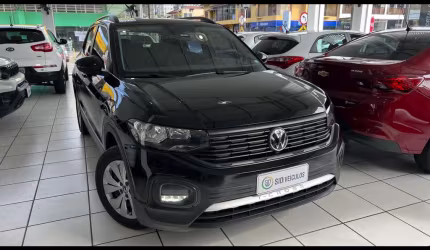 Volkswagen t-cross sense 200 tsi 1.0 flex 5p aut.  - preta - 2022/2022